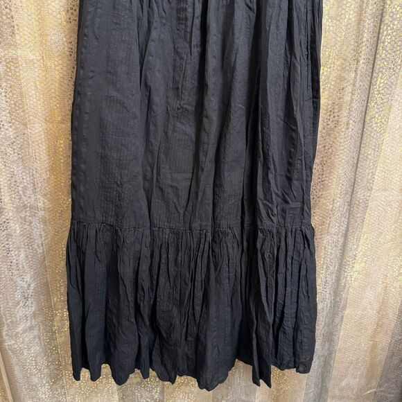 Dotti Black Ruffle Sleeve Smocked Square Neck Dress Coverup XL NWT - Picture 5 of 9